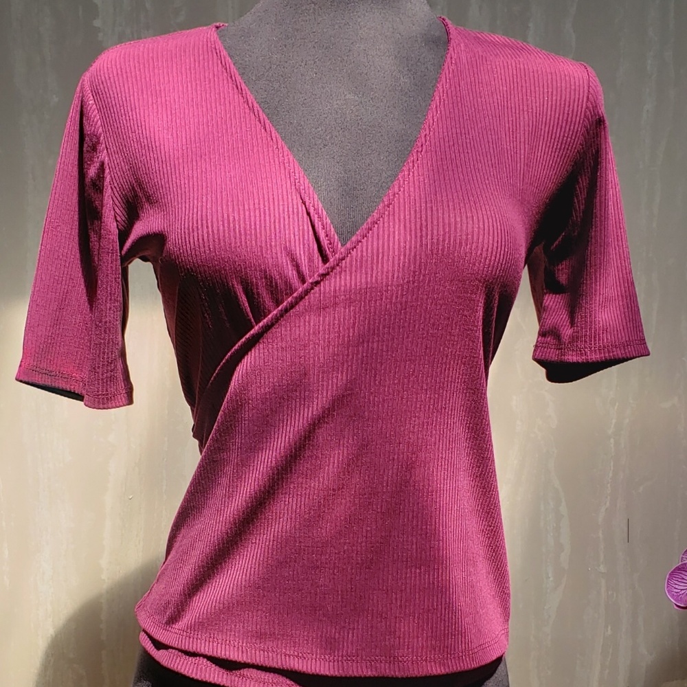 Gentle Fawn Baby Ribbed Criss Cross Top